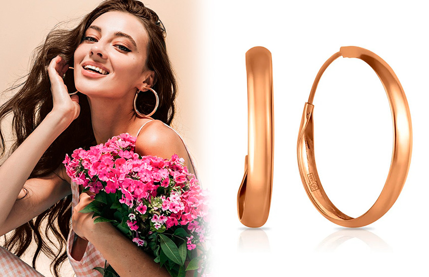 серьги, тренды, лето 2021, советы стилиста, 585 золотой