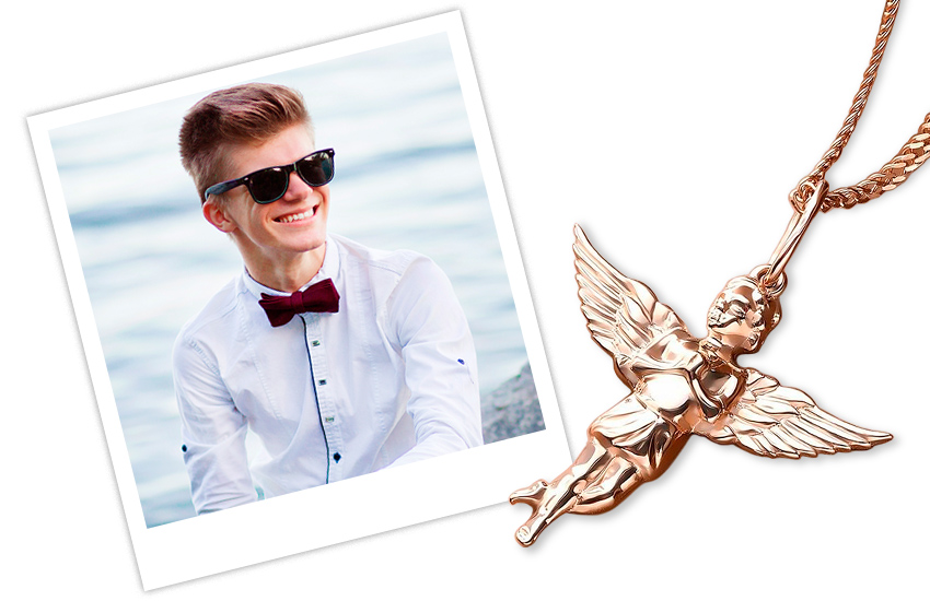 личный талисман, подвеска, идеи подарков, выпускной, советы, для него, 585 золотой