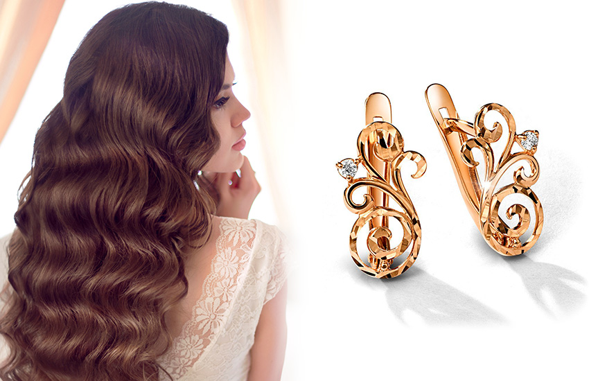 классические локоны, укладка, мода, советы стилиста, серьги