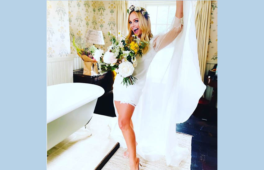 Spice Girls Эмма Бантон свадьба свадебное платье Miu Miu