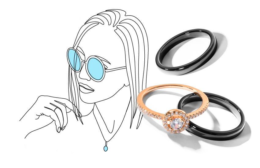 кольцо-трансформер, символы, характер, ювелирная психология, интересное, 585 золотой