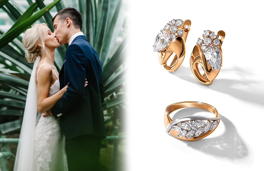 botanical, свадебный стиль, свадебный тренд, осень 2021, дайджест, серьги, кольцо