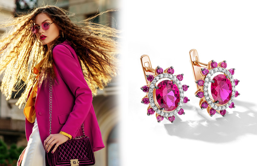 осень 2021, цвета Pantone, тренды осени, мода, украшения, 585 золотой, драгоценные камни