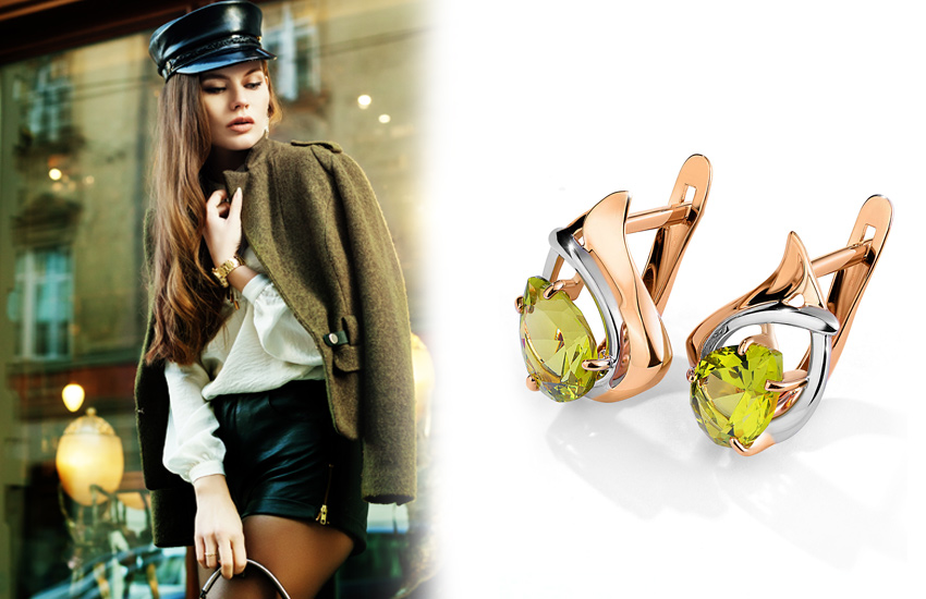 осень 2021, цвета Pantone, тренды осени, мода, украшения, 585 золотой, драгоценные камни