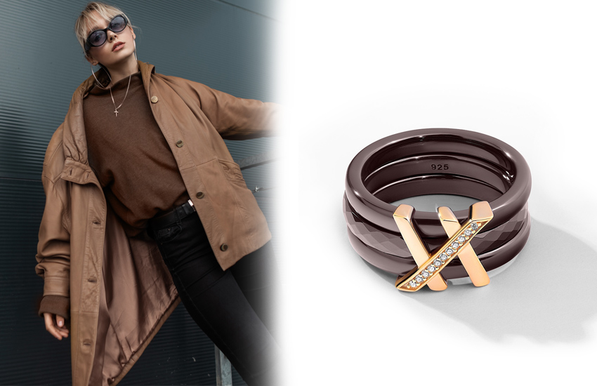 осень 2021, цвета Pantone, тренды осени, мода, украшения, 585 золотой, драгоценные камни