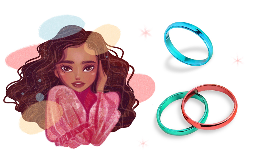 кольца-леденцы, инфантильные украшения, ювелирные тренды, осень 2021, советы стилиста, 585 золотой