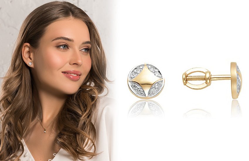 серьги пусеты, невесомые украшения, украшения на каждый день, стиль, удобство