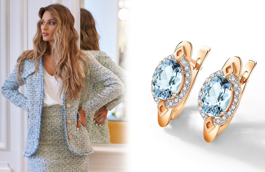 твидовый, жакет, тренды, советы стилиста, сентябрь, 2021, серьги