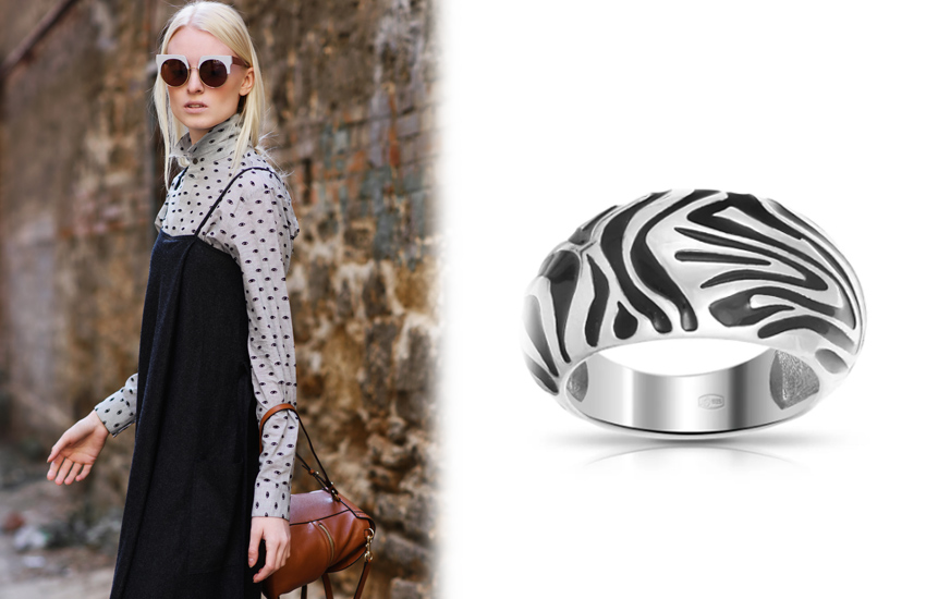 платье, водолазка, модные сочетания, осень 2021, советы стилиста, тренды, мода, кольцо