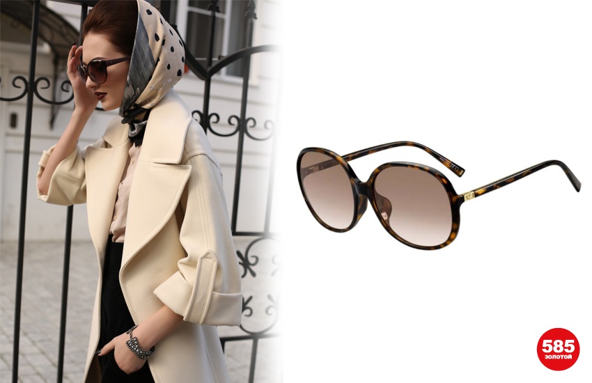солнцезащитные очки, осенний образ, тренды осени 2022, осень 2022, советы стилиста, как носить, 585 золотой, 585 оптика
