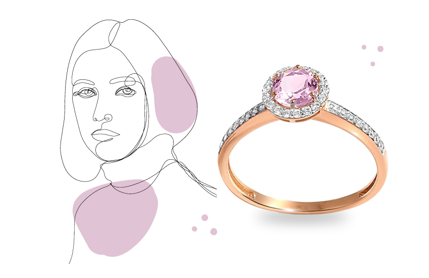 кольцо, гало, история украшения, ювелирное искусство, интересное, 585 золотой