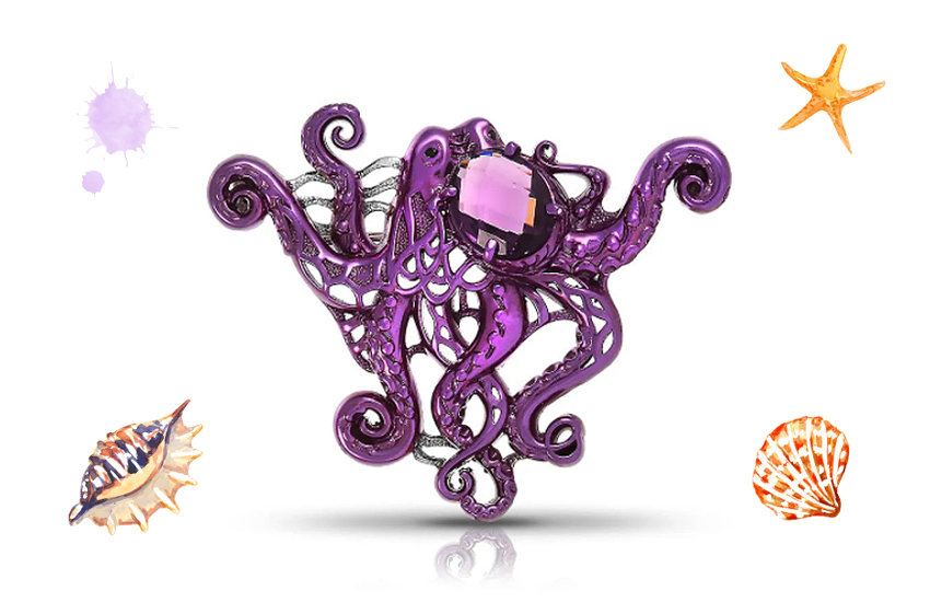 анималистичные мотивы, брошь, актуальные тренды, ювелирные тренды, осень 2021, советы, 585 золотой