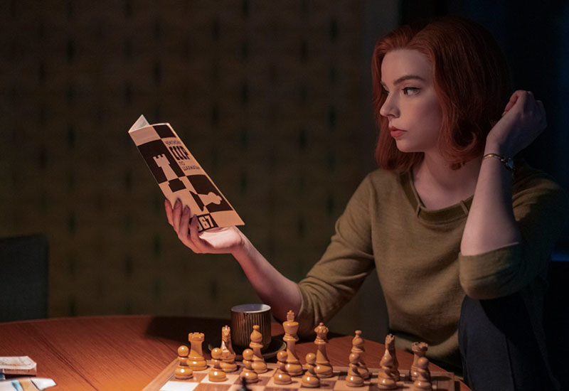 кадры из сериала, сериалы для хорошего настроения, советы, что посмотреть, ход королевы, аня тейлор-джой