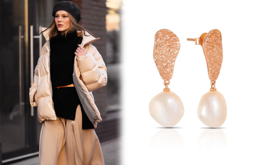 свитер, бельевая юбка, модные сочетания, осень 2021, советы стилиста, тренды, мода, серьги