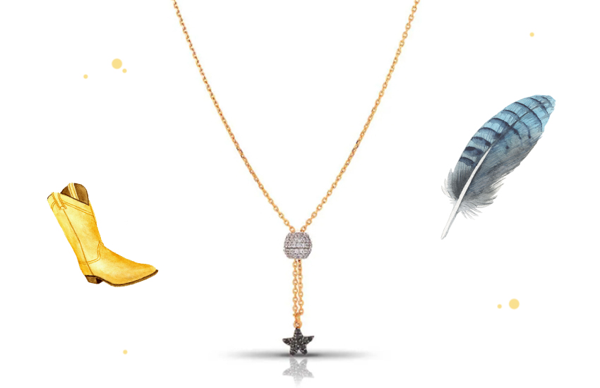 боло-колье, история украшений, интересное, как носить, 585 золотой