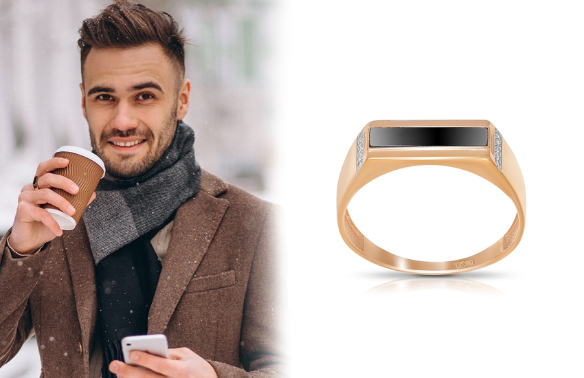 лаконичные кольца, аксессуары для мужчин, мужские украшения, casual, образ, советы, 585 золотой