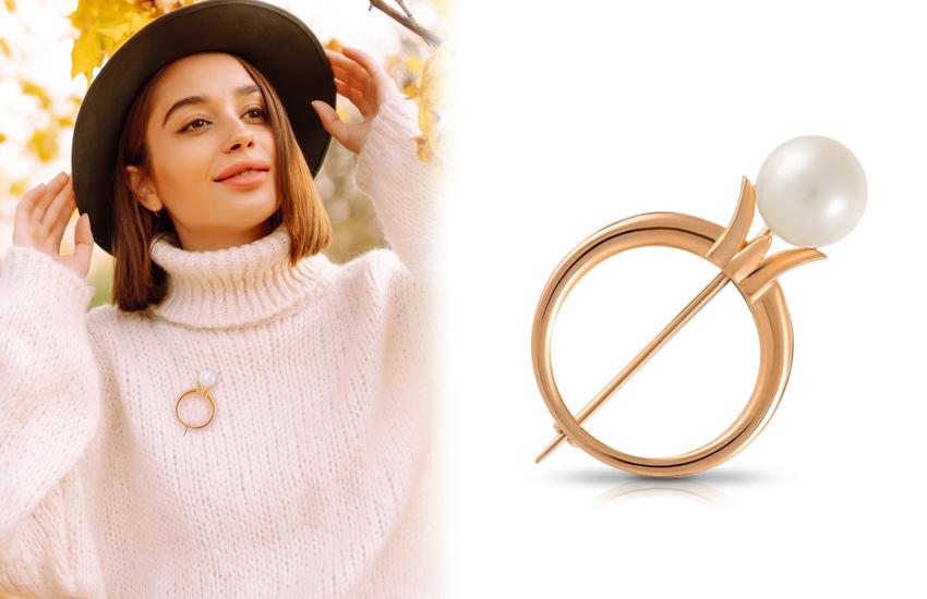 броши, ювелирные тренды, осень-зима, лайфхак, советы стилиста