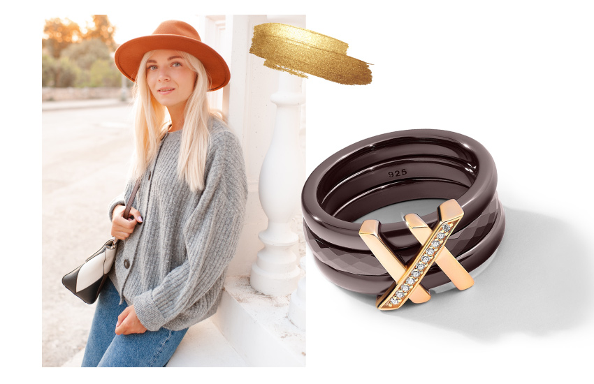 джинсы, трикотаж, деним, советы стилиста, идеи, образ, 585 золотой, кольцо