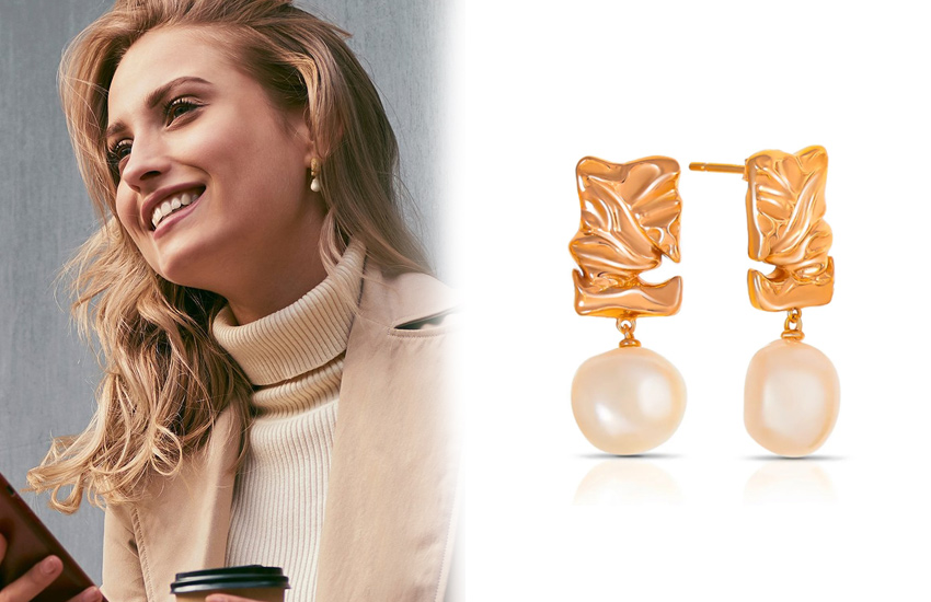 серьги, барочный, жемчуг, ювелирный тренд, аксессуары, советы, 585 золотой