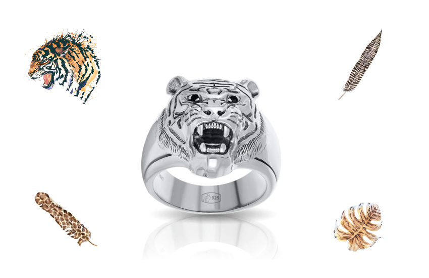 печатка, изображение тигра, подарки, талисманы, год тигра, китайский гороскоп, советы, 585 золотой