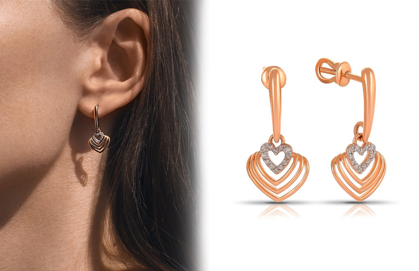 вес, бриллианты, интересное, советы ювелира, серьги, 585 золотой