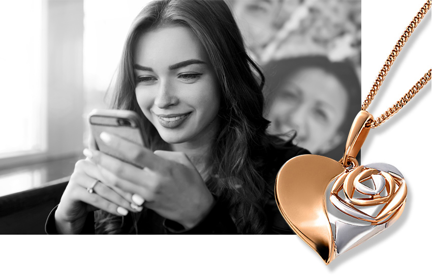 признаки влюбленности, психология отношений, советы, лайфхаки, 585 золотой, подвеска