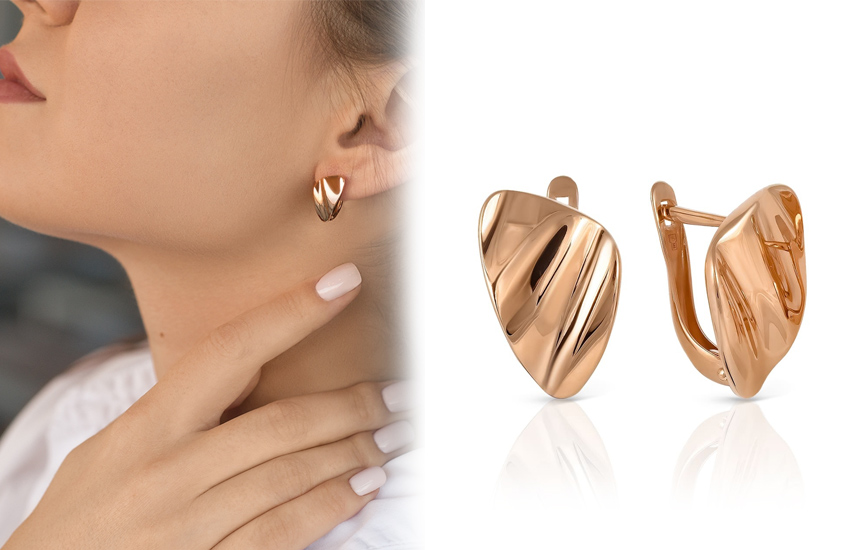 золотой цвет, серьги, фактурный металл, ювелирные тренды, осень, образ, советы стилиста, 585 золотой, золото