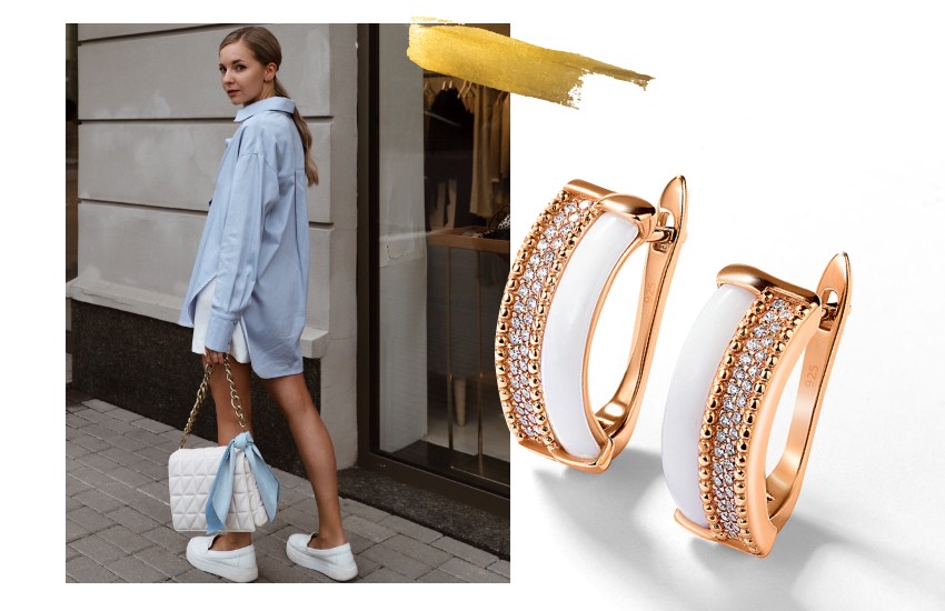 стежка, тренды, 2022, мода, одежда, советы стилиста, 585 золотой, серьги