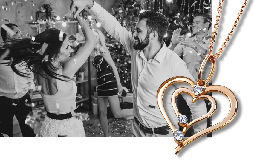 вечеринка-сюрприз, признание, для него, любовь, романтика, советы, 585 золотой, подвеска