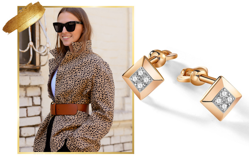 деликатный принт, статусный образ, респектабельность, одежда, советы стилиста, серьги