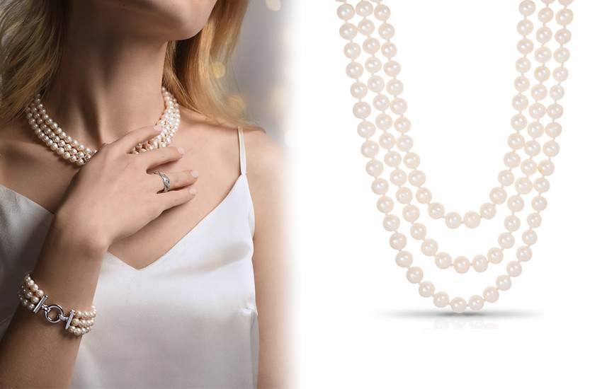 колье, многослойность, жемчуг, ювелирный тренд, аксессуары, советы, 585 золотой