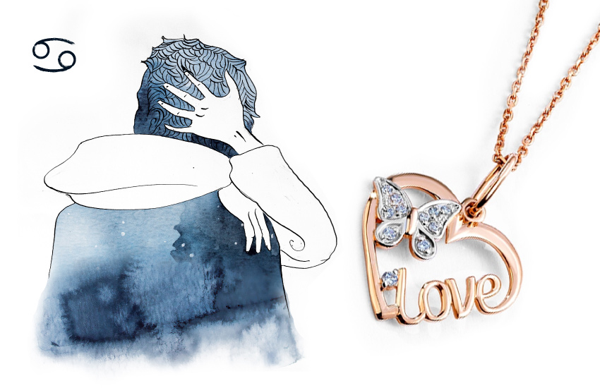 рак, идеальный партнер, гороскоп совместимости, советы астролога, 585 золотой, подвеска