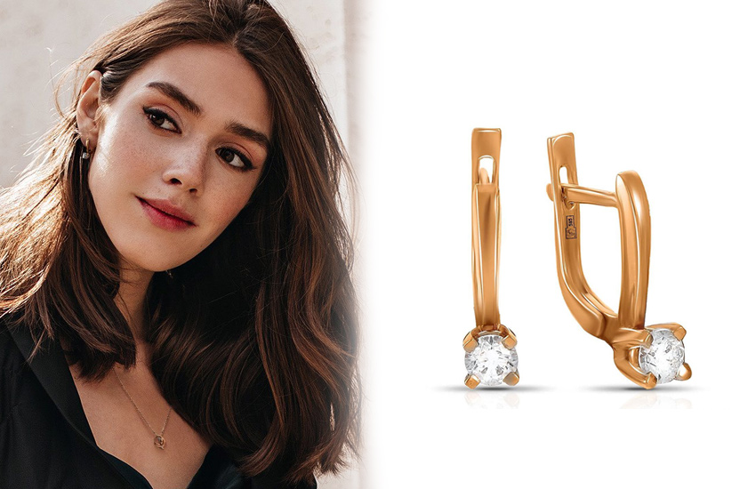 цвет, бриллианты, интересное, советы ювелира, серьги, 585 золотой