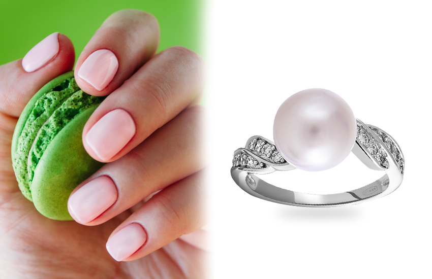 розовый, нюд, оттенки, идеи, маникюр, нейл-арт, нейл-дизайн, 585 золотой, кольцо