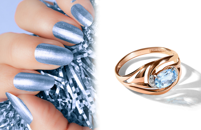 холод, зима, металл, бьюти, тренды, маникюр, нейл-дизайн, советы, 585 золотой, кольцо