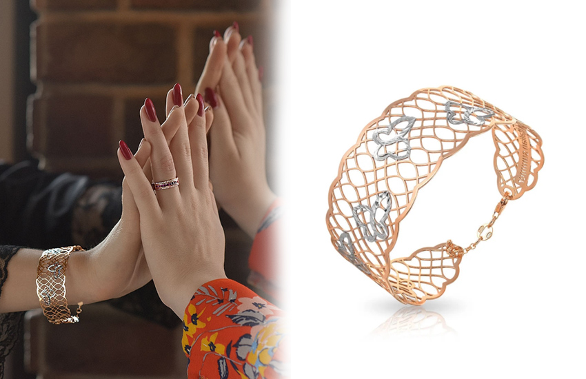 браслет-кафф, ювелирные тренды, история украшений, интересное, 585 золотой