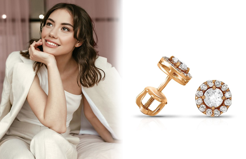 огранка, бриллианты, интересное, советы ювелира, серьги, 585 золотой