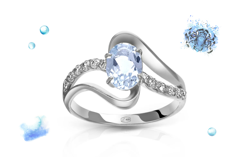 кольцо, топаз, подарки, талисманы, год тигра, китайский гороскоп, советы, 585 золотой