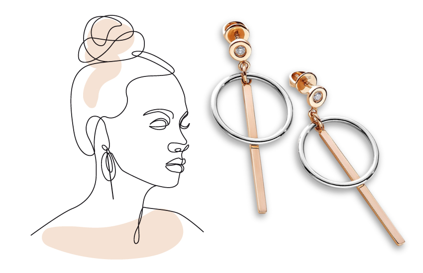 геометрия, серьги, ювелирная психология, характер, интересное, 585 золотой