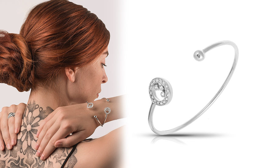 браслет-кафф, ювелирные тренды, история украшений, интересное, 585 золотой