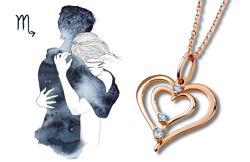 скорпион, идеальный партнер, гороскоп совместимости, советы астролога, 585 золотой, подвеска