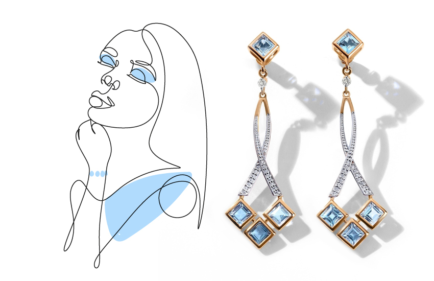 шандельеры, серьги, ювелирная психология, характер, интересное, 585 золотой