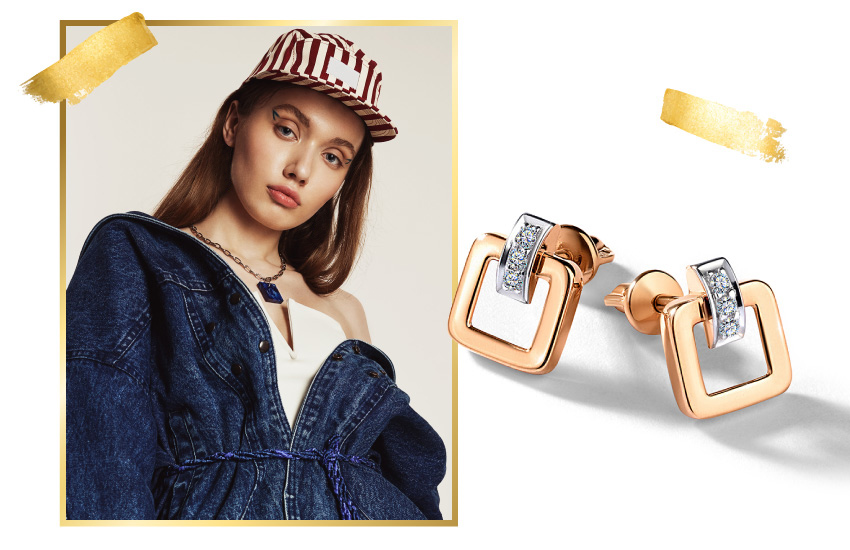 бейсболка, головные уборы, зима, советы стилиста, 585 золотой, серьги