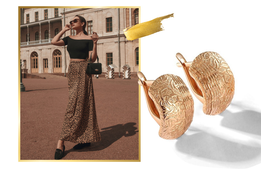 юбка макси, чек-лист, 2022, шопинг, советы стилиста, тренды, мода, 585 золотой, серьги