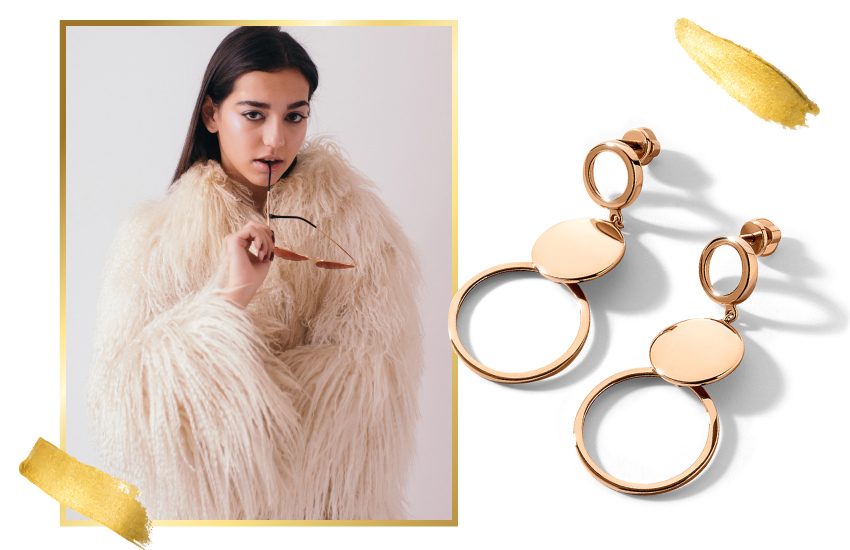 шуба, длинный ворс, подборка, верхняя одежда, зима, стиль, 585 золотой, серьги