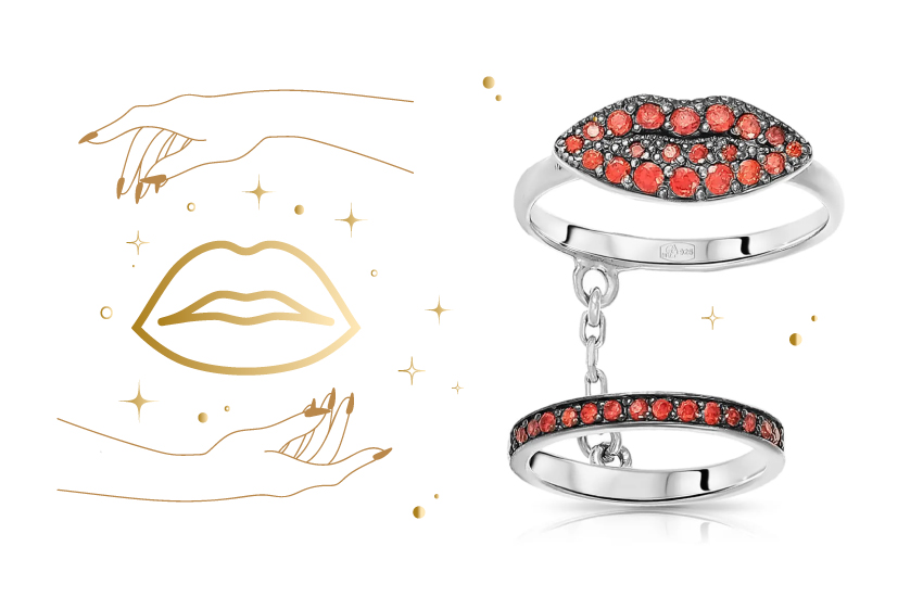 кольцо, анатомия, губы, символы, история украшений, интересное, 585 золотой