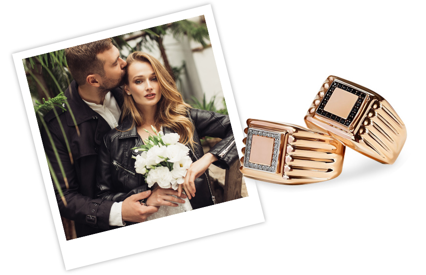 печатка, необычные украшения, для невесты, образ невесты, советы, свадьба, 585 золотой