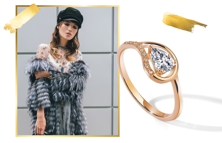 искусственный мех, зима, тренды, стиль, мода, советы, 585 золотой, кольцо