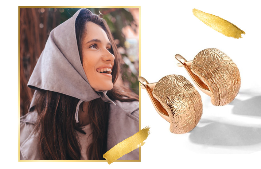 косынки, зима, тренды, стиль, мода, советы, 585 золотой, серьги