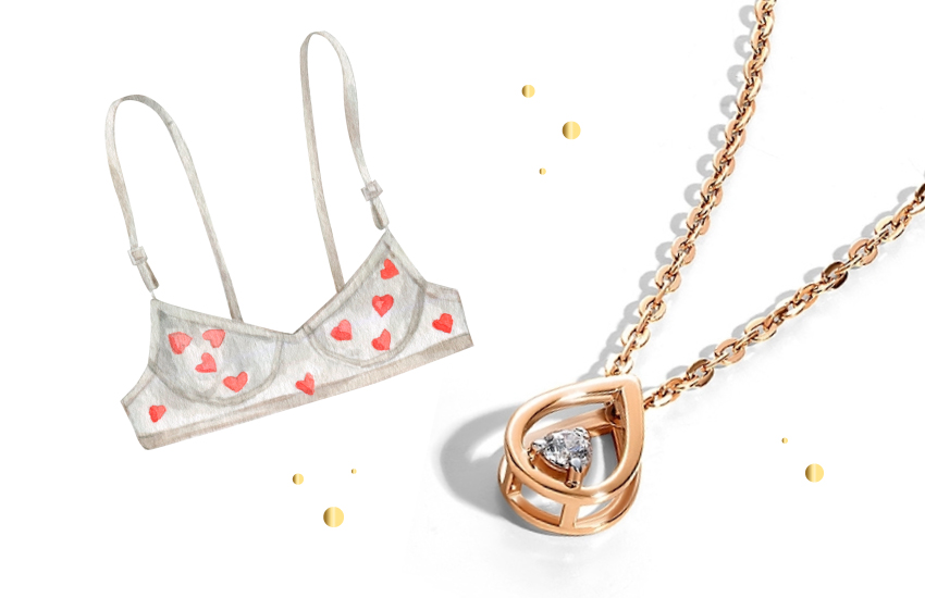 предпочтение комфорту, лайфхаки, нижнее белье, фигура, советы, образ, 585 золотой, подвеска